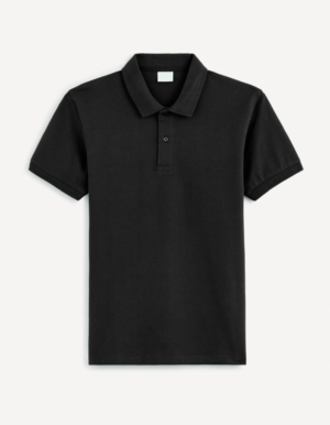 Black - 100% cotton Polo Shirt